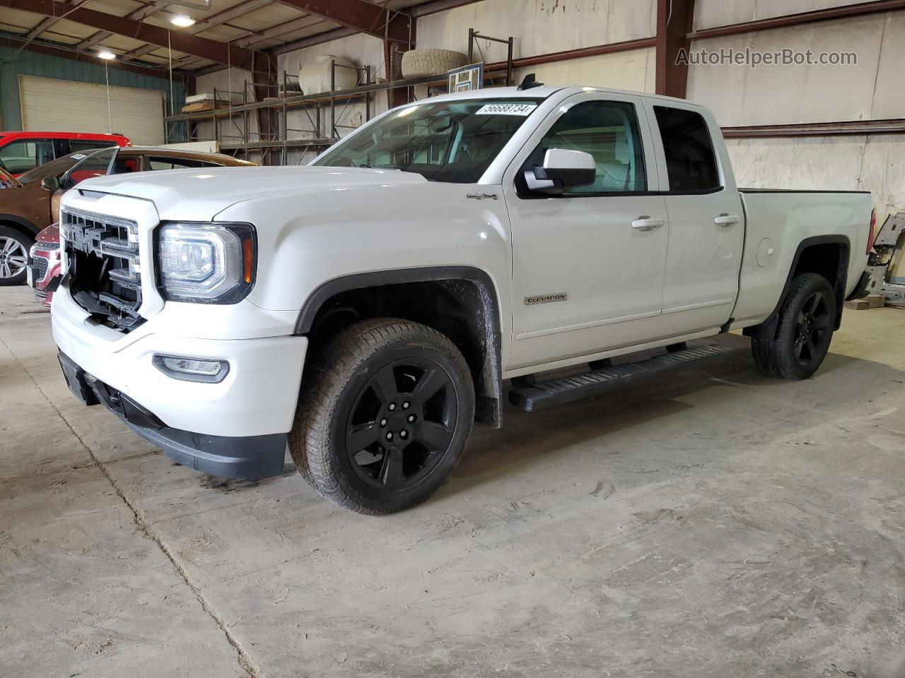 2016 Gmc Sierra K1500 White vin: 1GTV2LEC6GZ372582