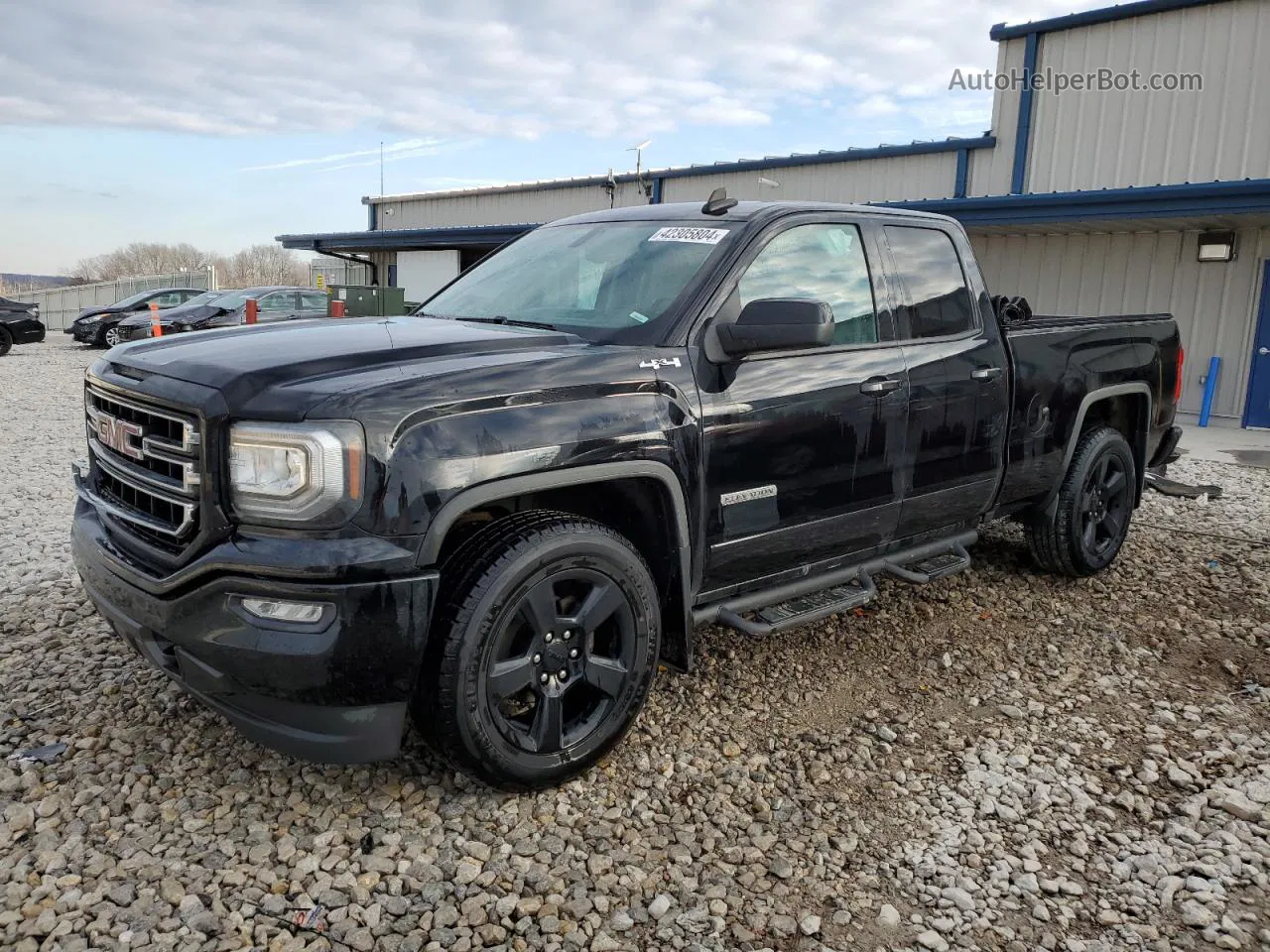 2016 Gmc Sierra K1500 Black vin: 1GTV2LECXGZ377574