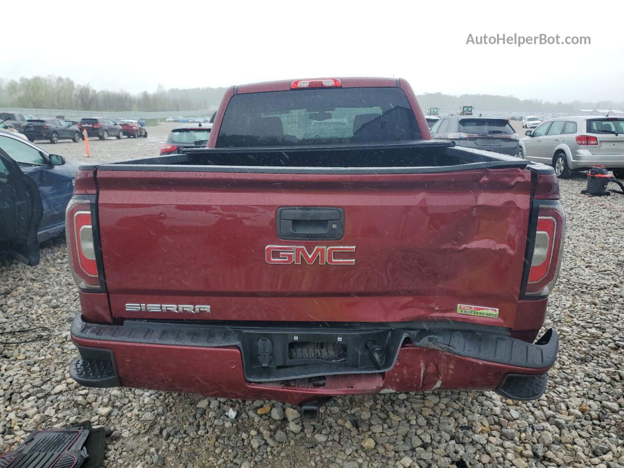 2016 Gmc Sierra K1500 Sle Burgundy vin: 1GTV2MEC1GZ175728