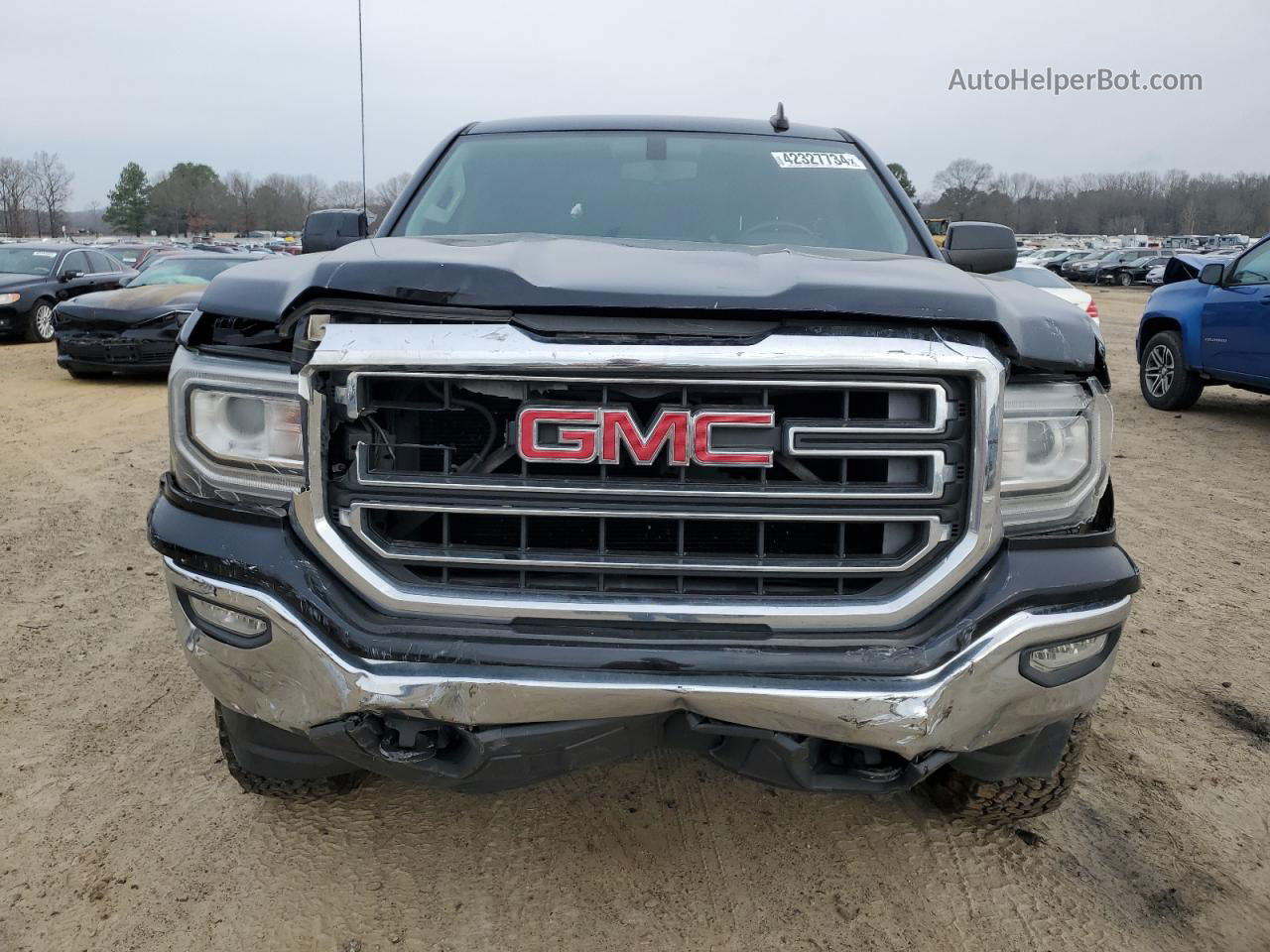 2016 Gmc Sierra K1500 Sle Черный vin: 1GTV2MEC1GZ323568