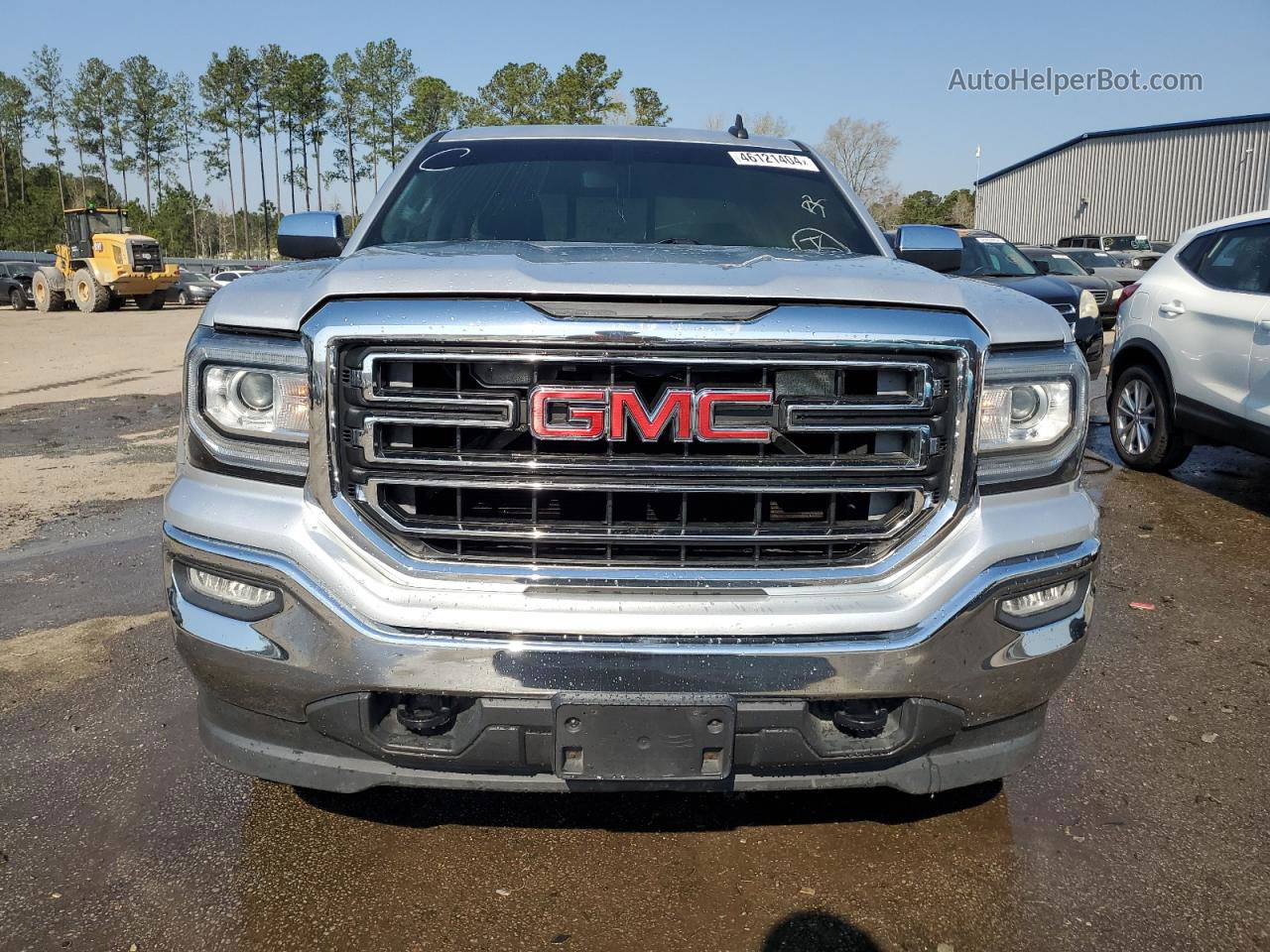 2016 Gmc Sierra K1500 Sle Серебряный vin: 1GTV2MEC2GZ133911