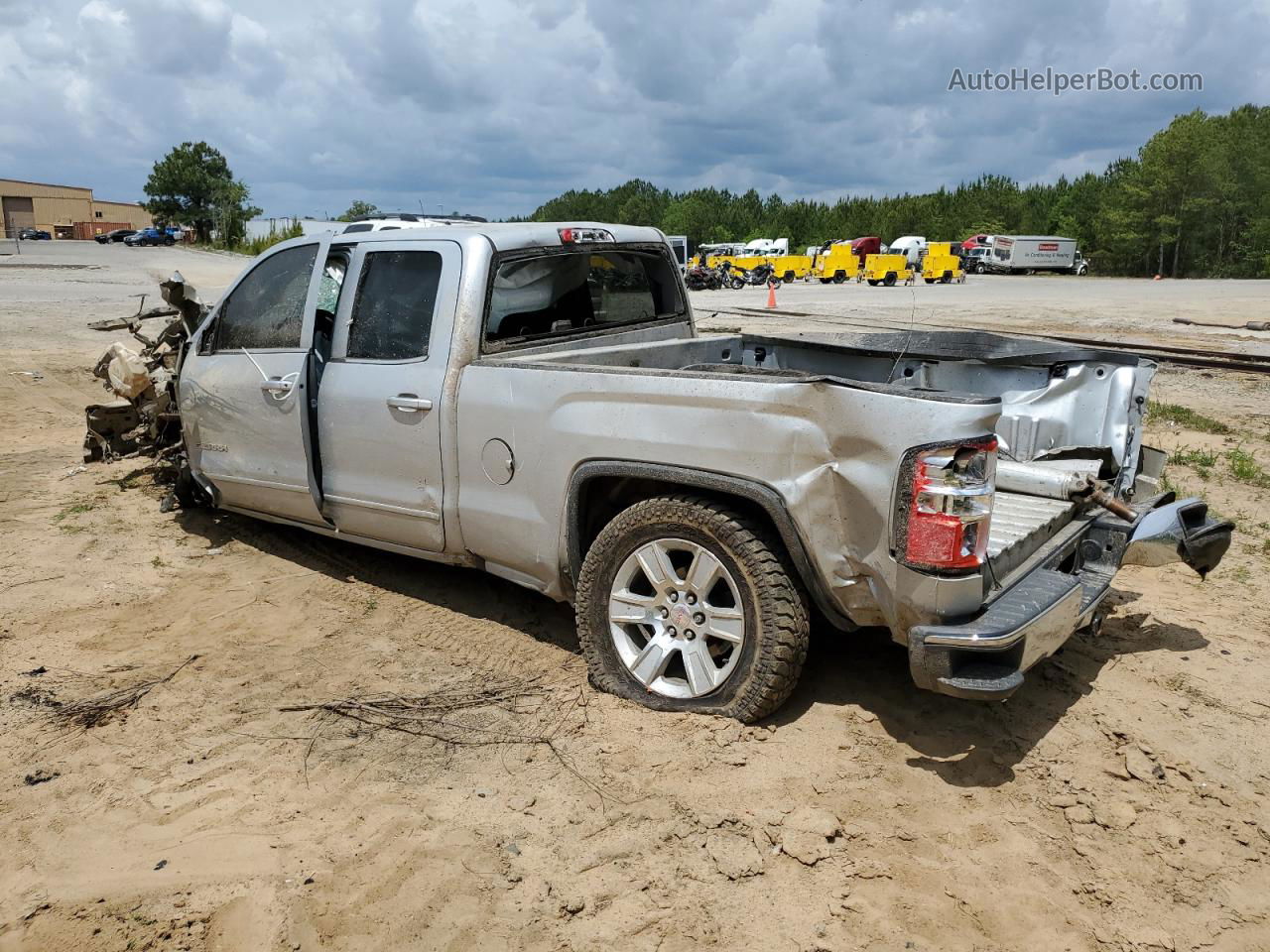 2016 Gmc Sierra K1500 Sle Silver vin: 1GTV2MEC5GZ110686