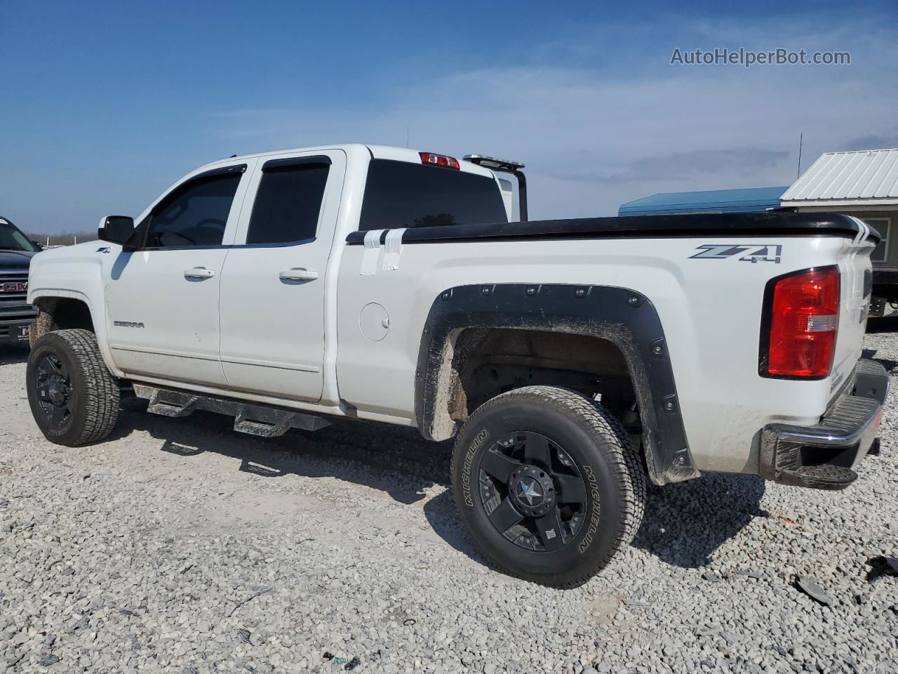 2016 Gmc Sierra K1500 Sle White vin: 1GTV2MEC6GZ351642