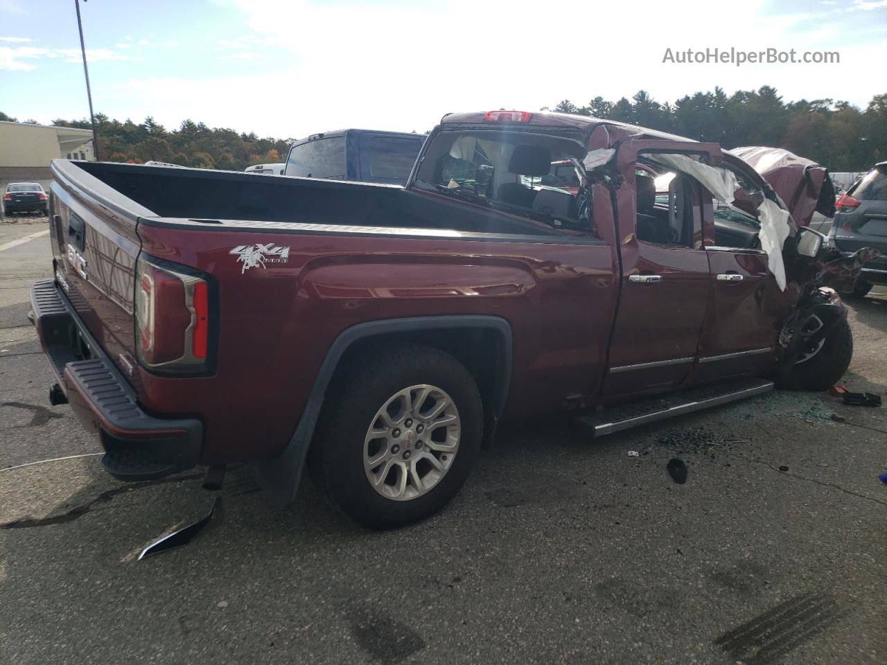 2016 Gmc Sierra K1500 Sle Красный vin: 1GTV2MEC7GZ176012