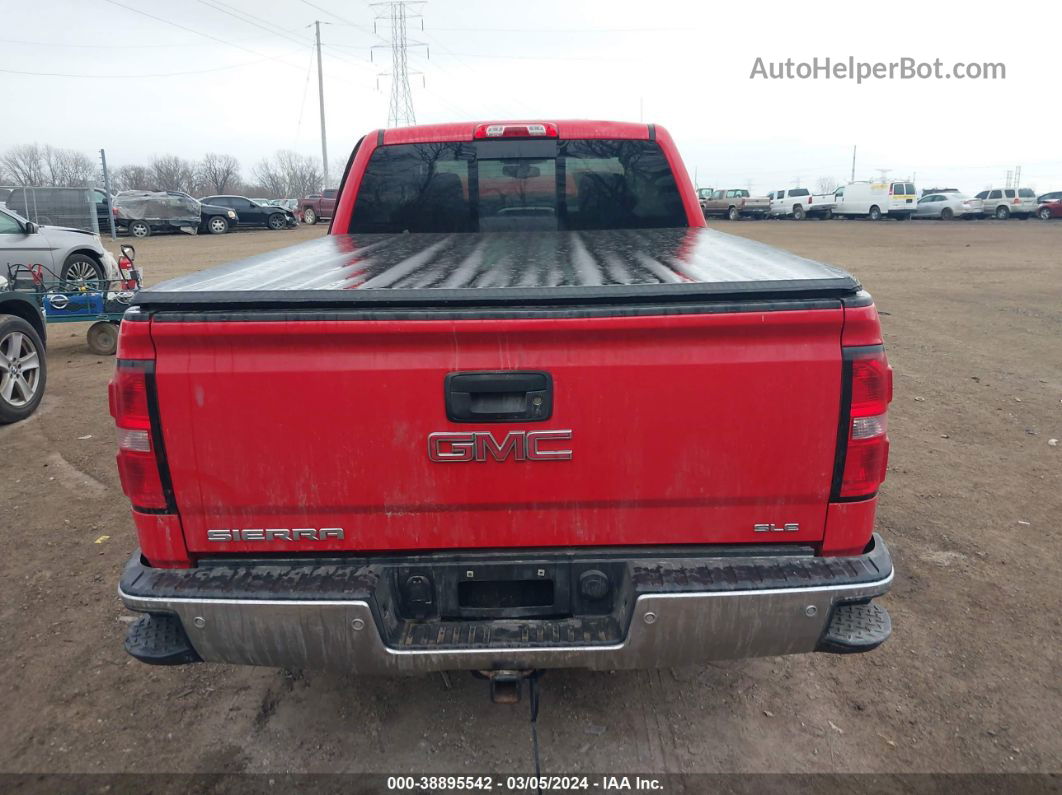 2016 Gmc Sierra 1500 Sle Red vin: 1GTV2MEC9GZ319977