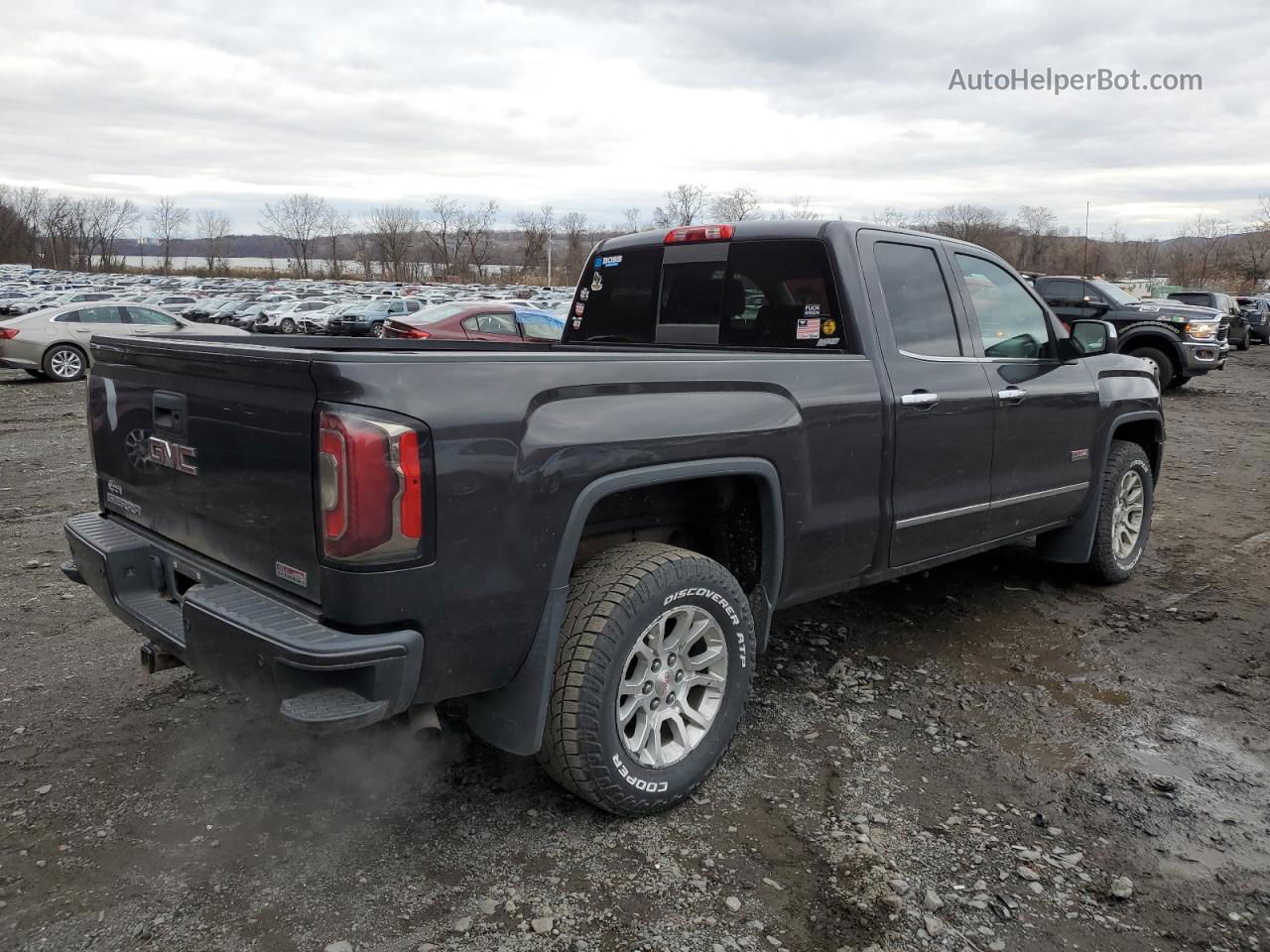 2016 Gmc Sierra K1500 Sle Серый vin: 1GTV2MEC9GZ340540