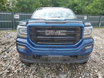 2016 Gmc Sierra K1500 Sle Blue vin: 1GTV2MEC9GZ385476