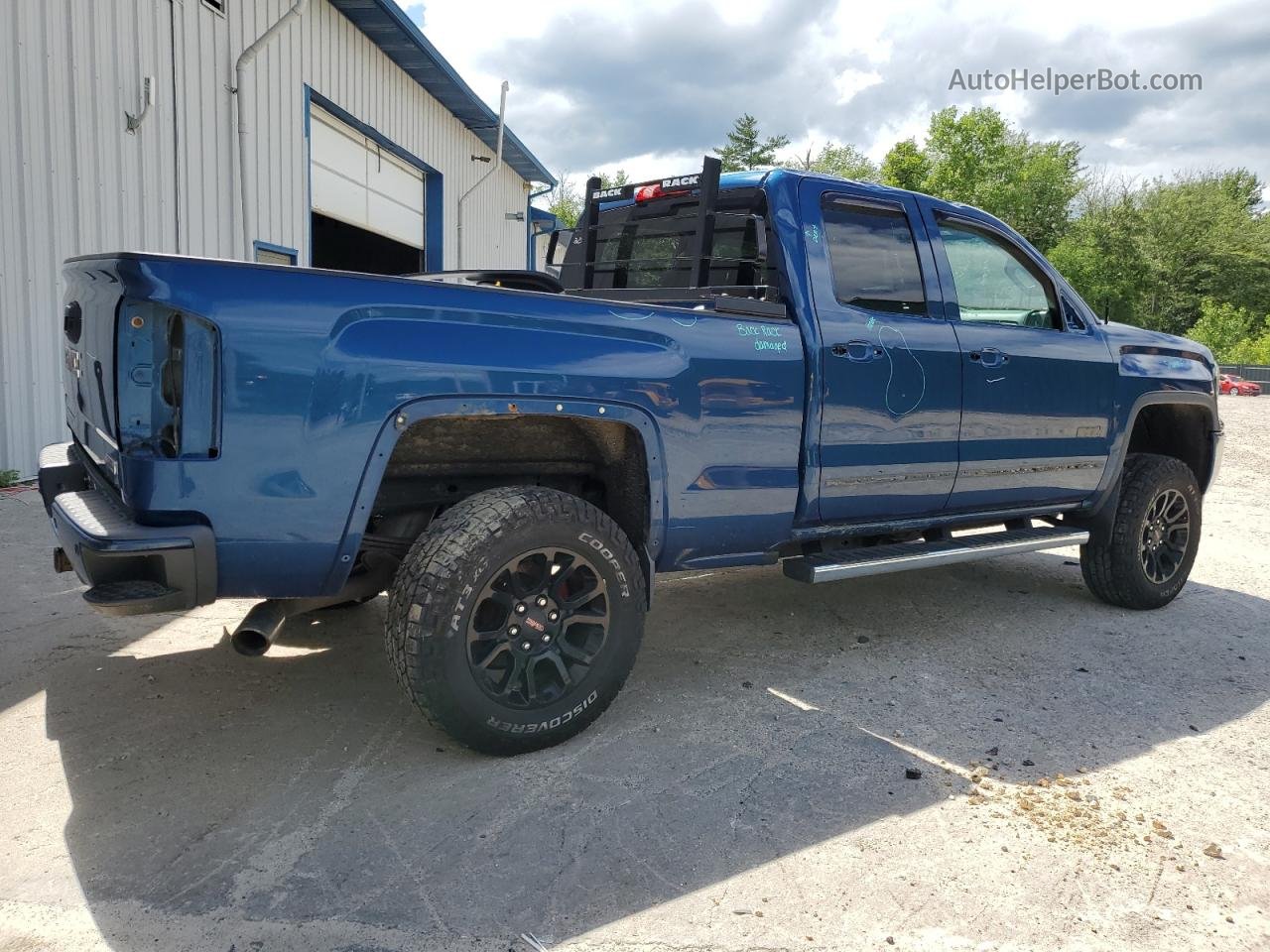 2016 Gmc Sierra K1500 Sle Blue vin: 1GTV2MEC9GZ385476