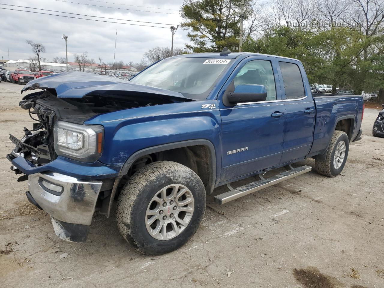 2016 Gmc Sierra K1500 Sle Blue vin: 1GTV2MECXGZ131159