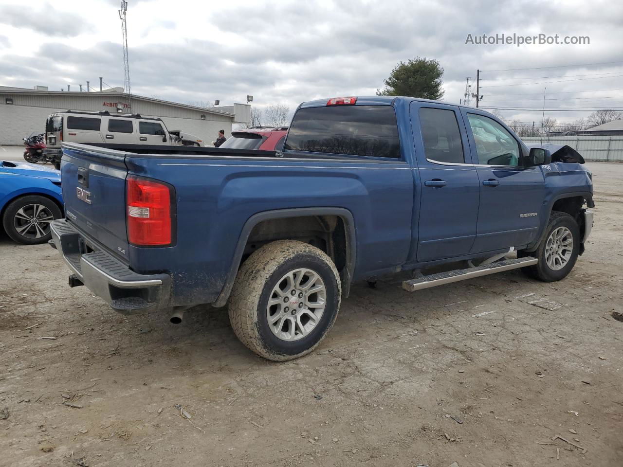 2016 Gmc Sierra K1500 Sle Blue vin: 1GTV2MECXGZ131159