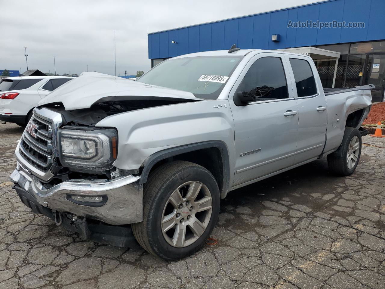 2016 Gmc Sierra K1500 Sle Silver vin: 1GTV2MECXGZ142131