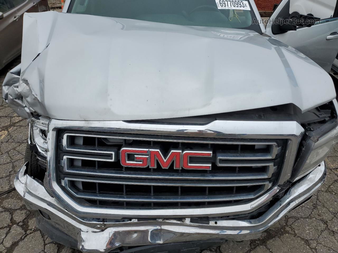 2016 Gmc Sierra K1500 Sle Silver vin: 1GTV2MECXGZ142131