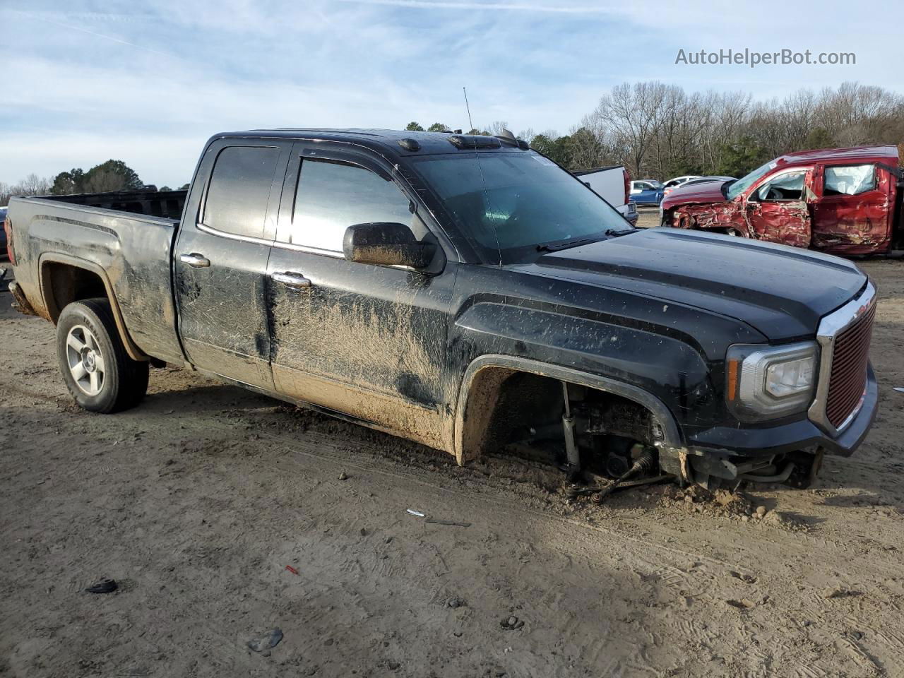 2016 Gmc Sierra K1500 Sle Черный vin: 1GTV2MECXGZ161231