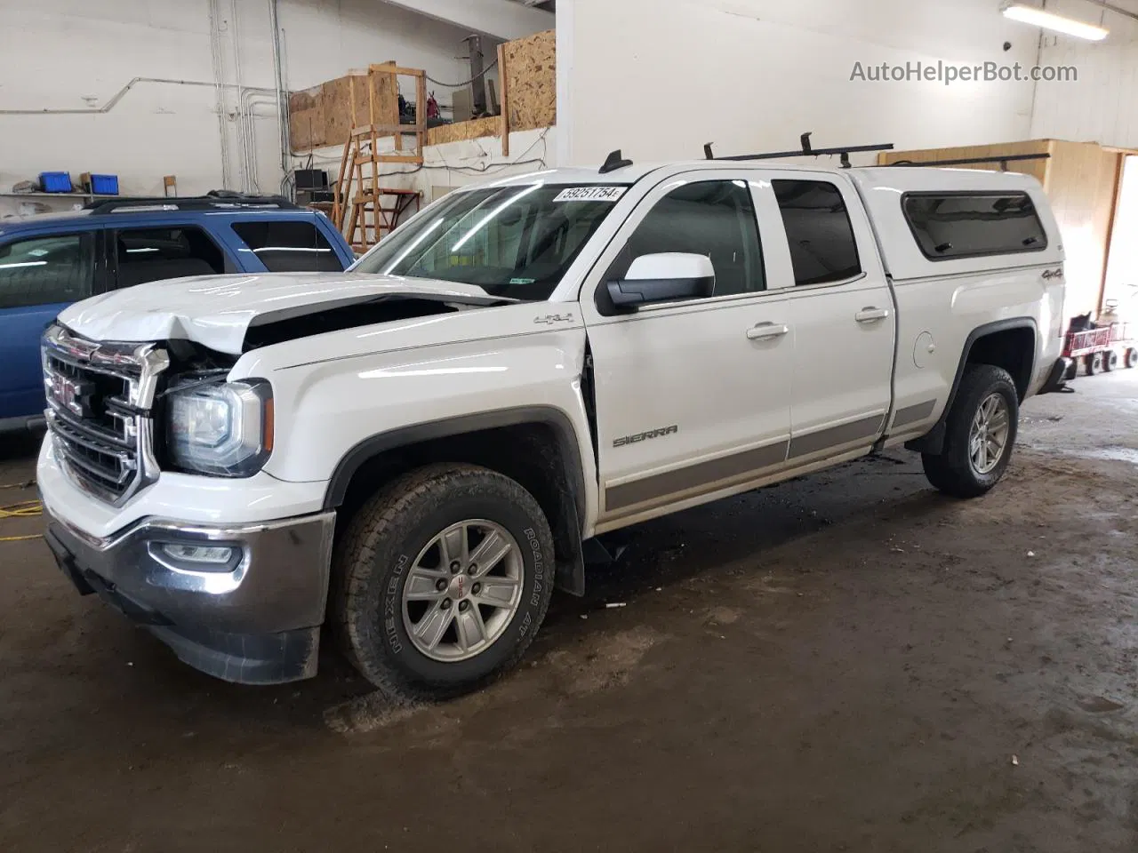 2016 Gmc Sierra K1500 Sle White vin: 1GTV2MECXGZ241743