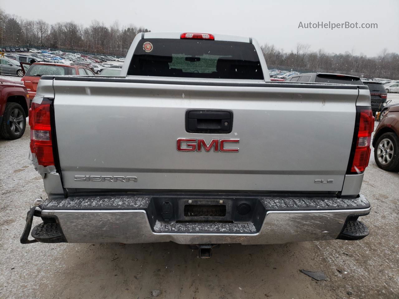 2016 Gmc Sierra K1500 Sle Серебряный vin: 1GTV2MECXGZ257280