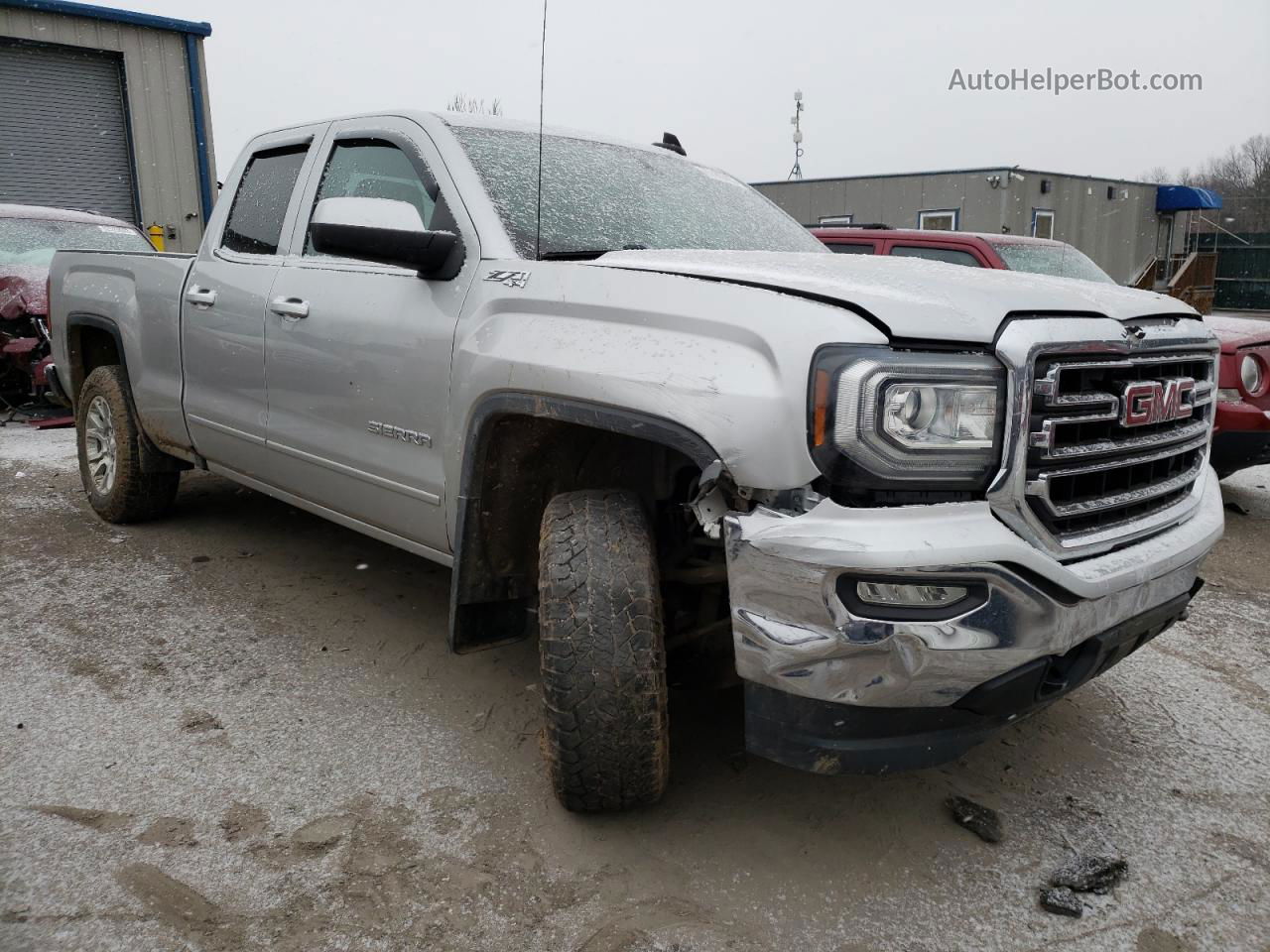 2016 Gmc Sierra K1500 Sle Серебряный vin: 1GTV2MECXGZ257280