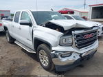 2016 Gmc Sierra 1500 Sle White vin: 1GTV2MECXGZ314531