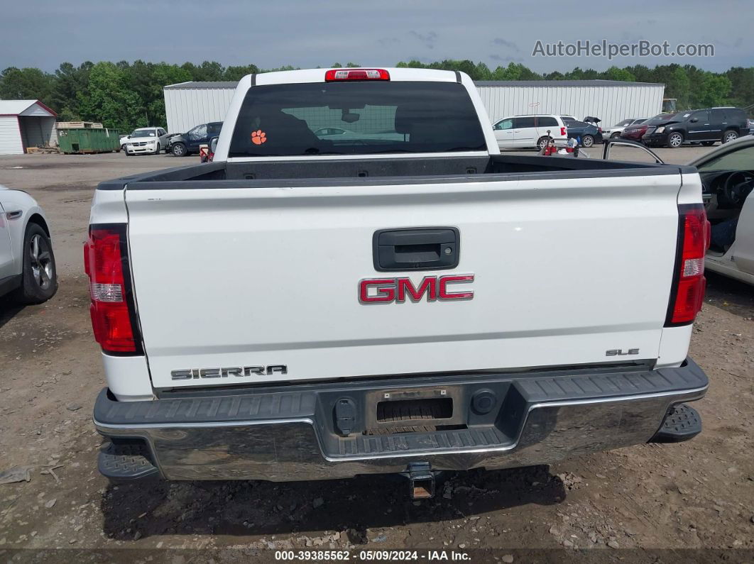 2016 Gmc Sierra 1500 Sle White vin: 1GTV2MECXGZ314531