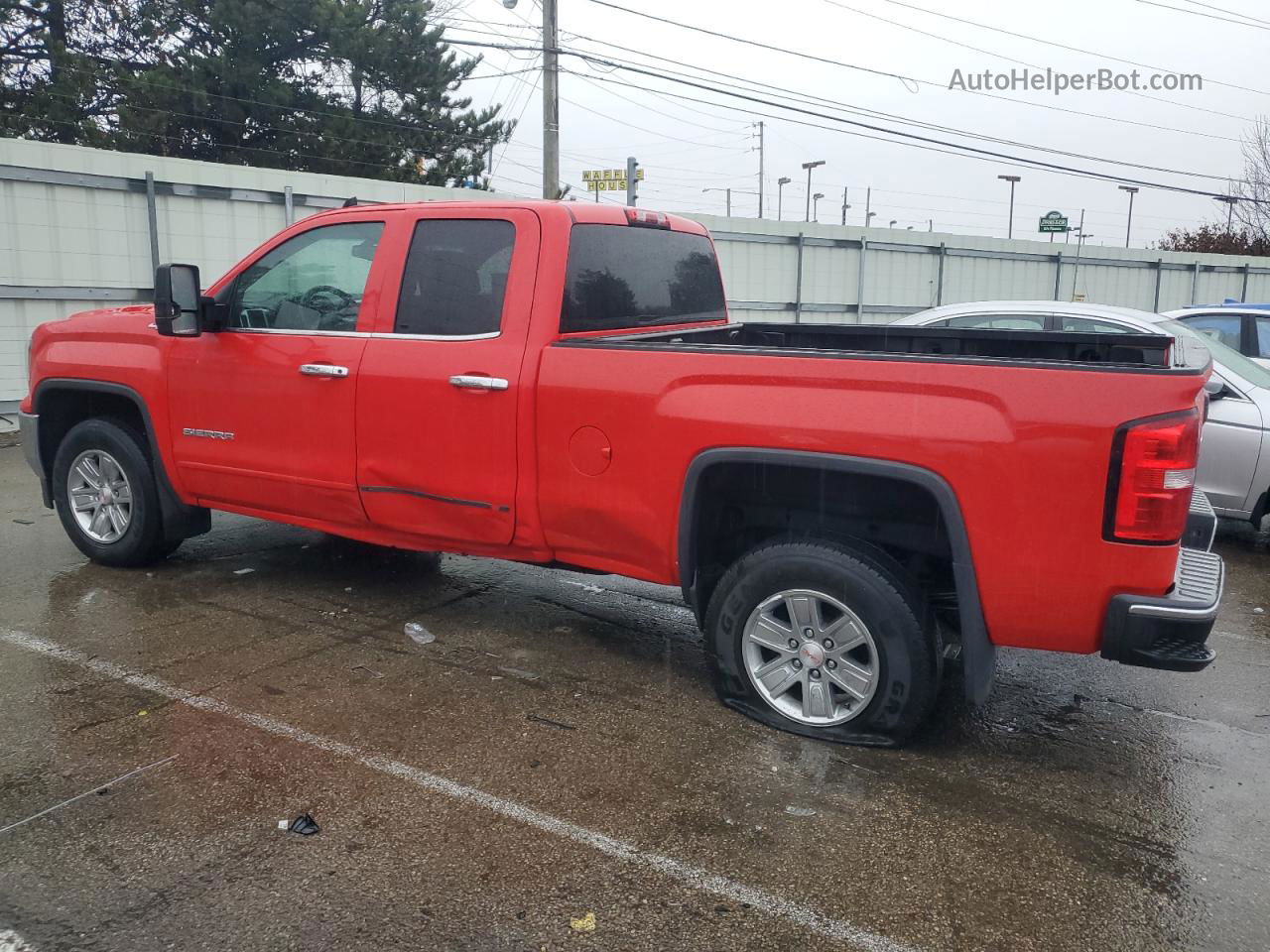 2016 Gmc Sierra K1500 Sle Red vin: 1GTV2MEH1GZ371079