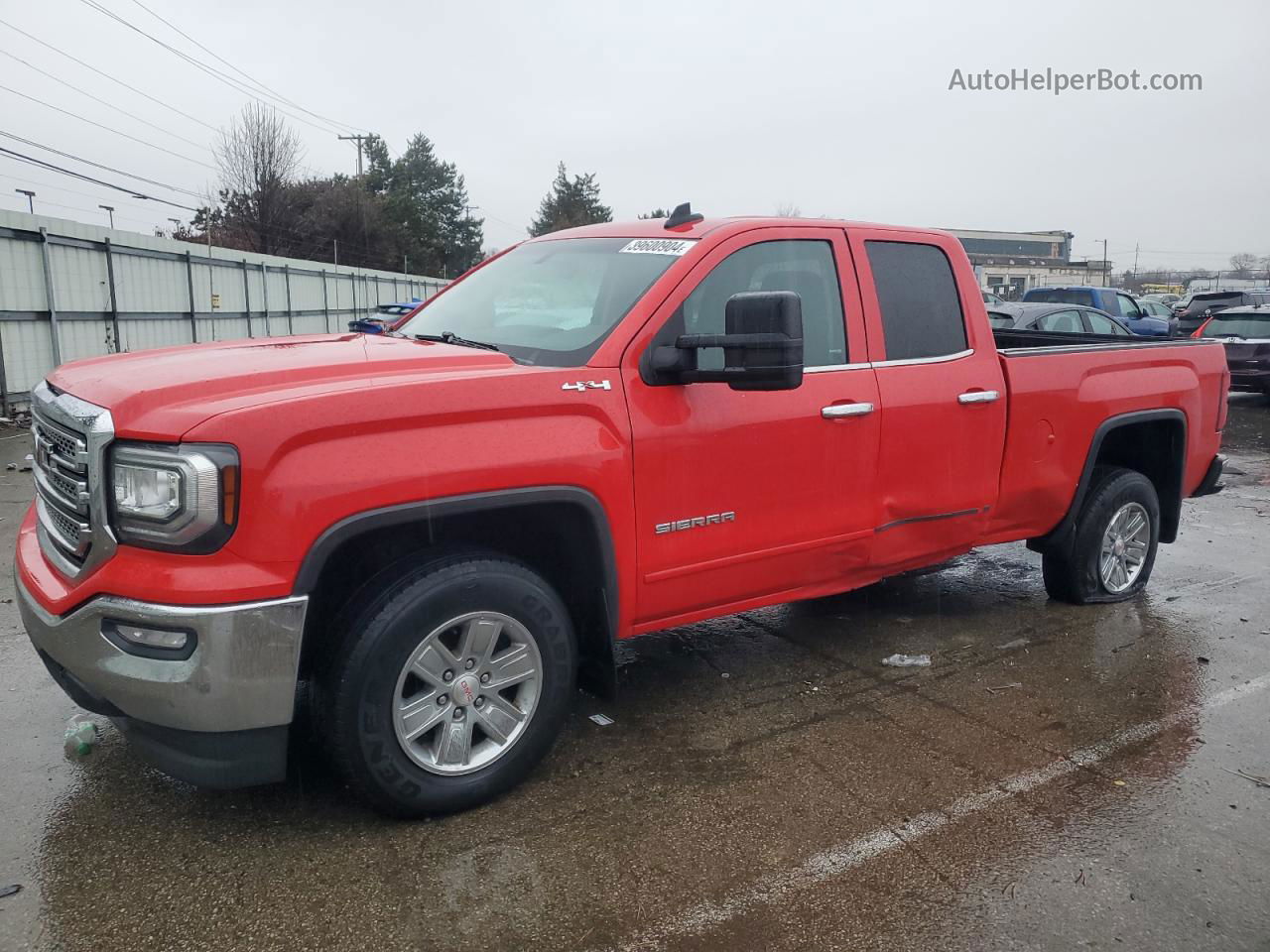 2016 Gmc Sierra K1500 Sle Red vin: 1GTV2MEH1GZ371079