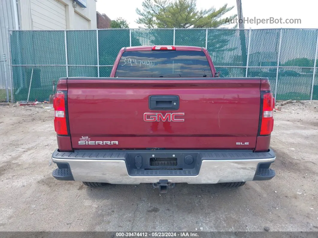 2016 Gmc Sierra 1500 Sle Red vin: 1GTV2MEH6GZ271950