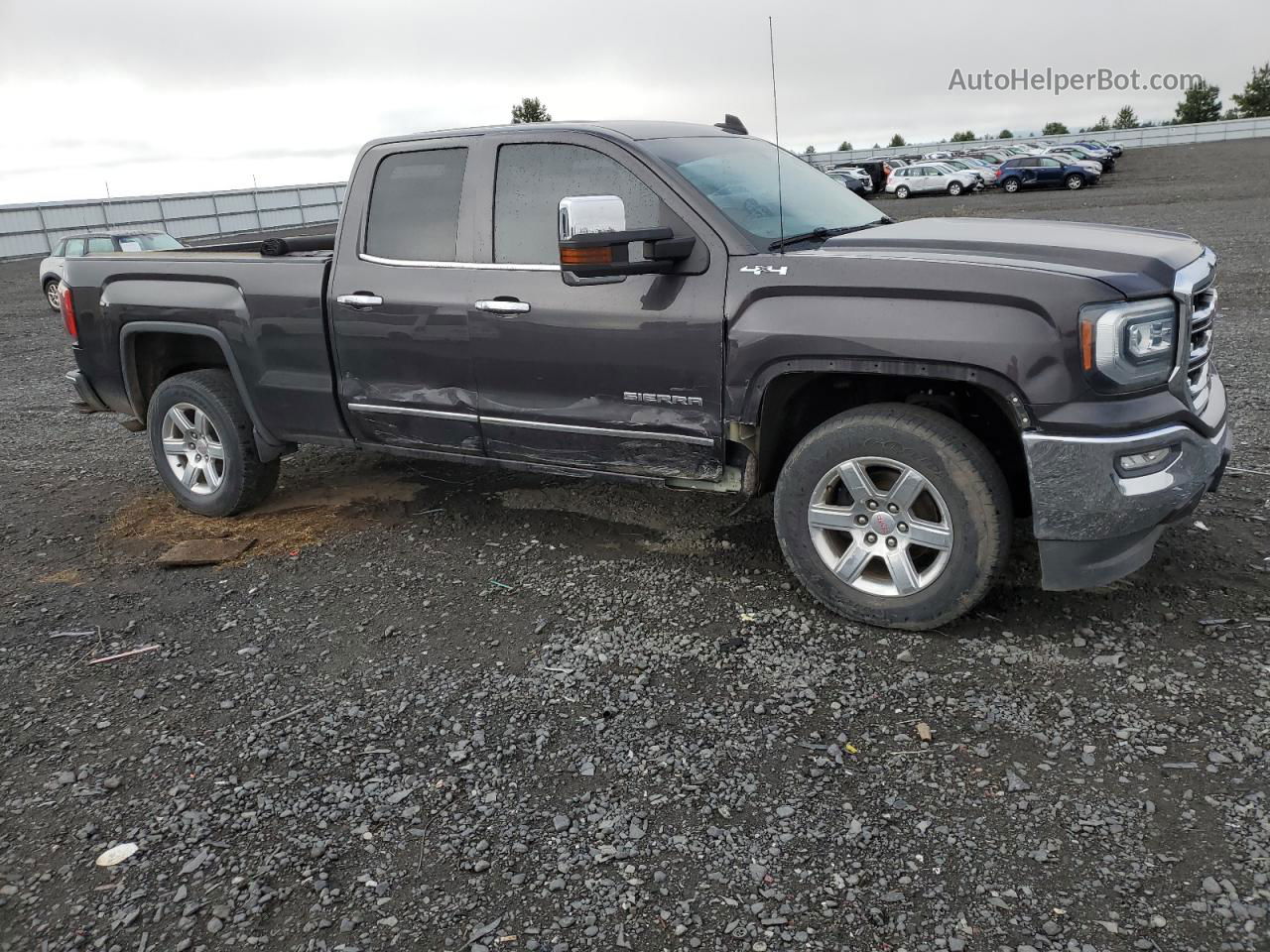 2016 Gmc Sierra K1500 Slt Серый vin: 1GTV2NEC1GZ164427