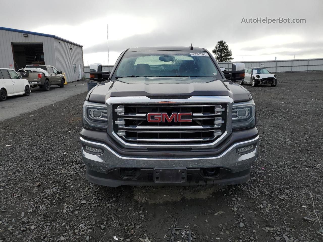 2016 Gmc Sierra K1500 Slt Gray vin: 1GTV2NEC1GZ164427