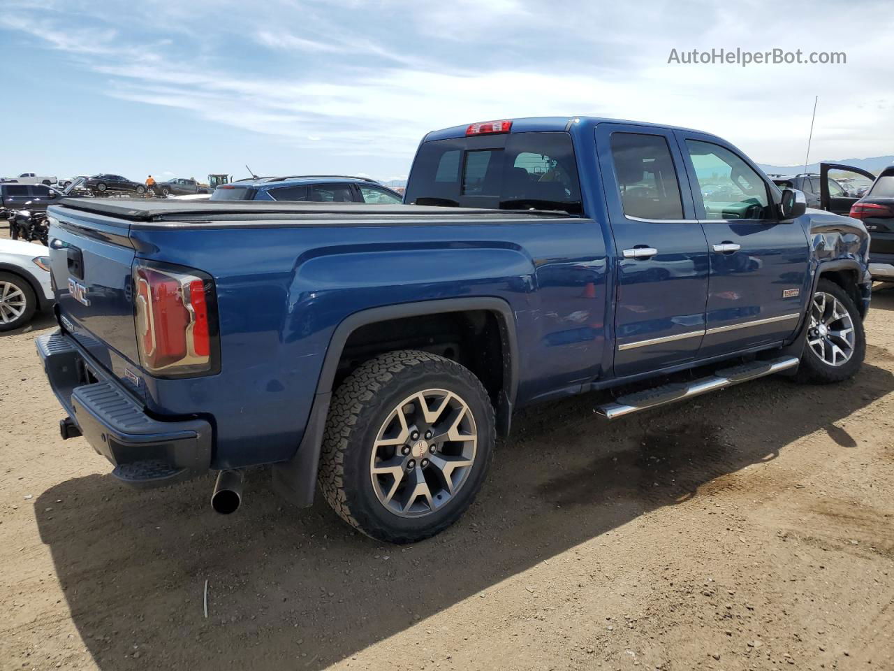 2016 Gmc Sierra K1500 Slt Blue vin: 1GTV2NEC4GZ349734