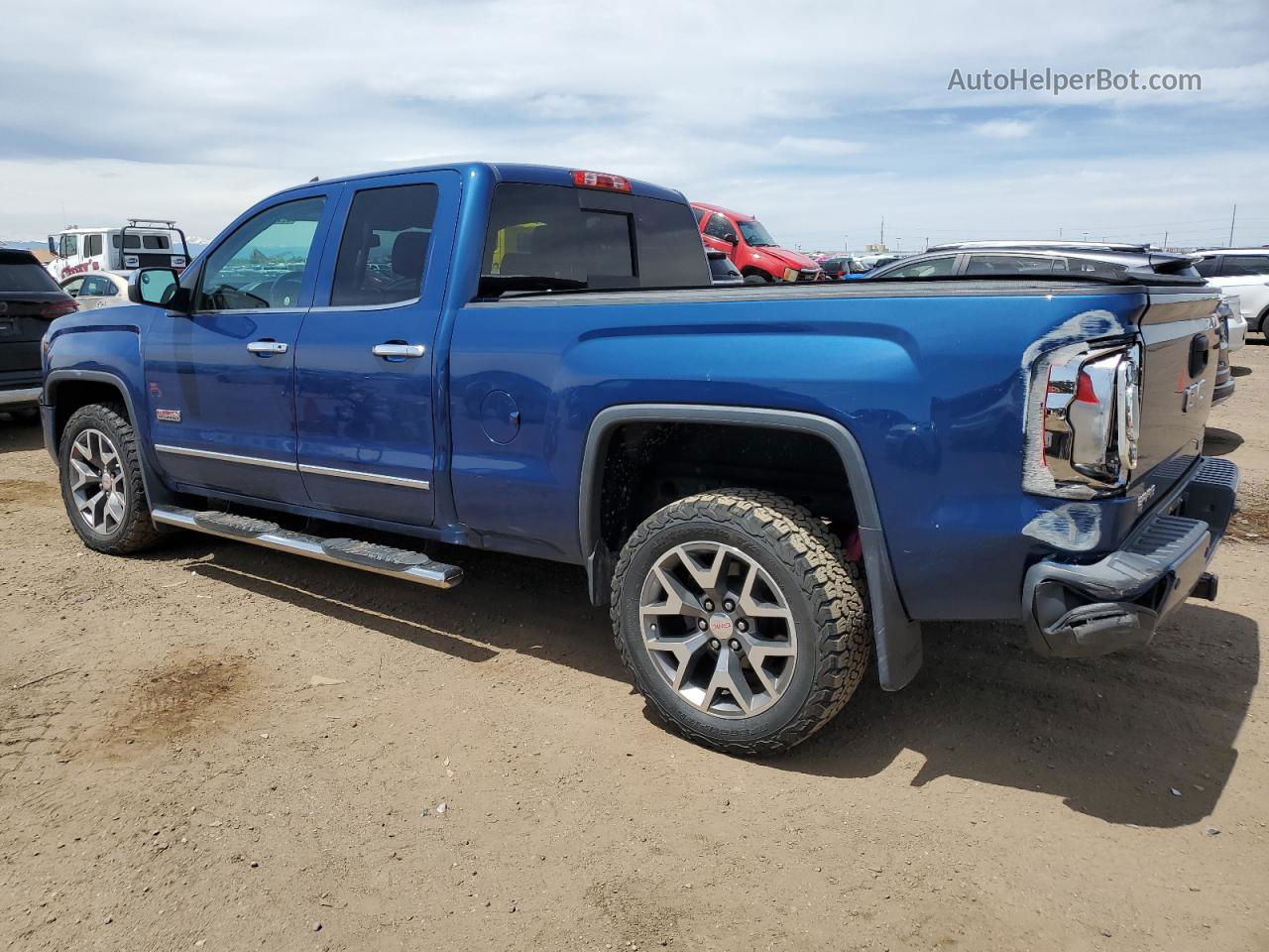 2016 Gmc Sierra K1500 Slt Blue vin: 1GTV2NEC4GZ349734