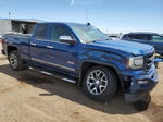 2016 Gmc Sierra K1500 Slt Blue vin: 1GTV2NEC4GZ349734