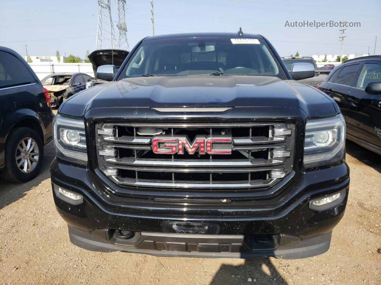 2016 Gmc Sierra K1500 Slt Black vin: 1GTV2NEC5GZ374965