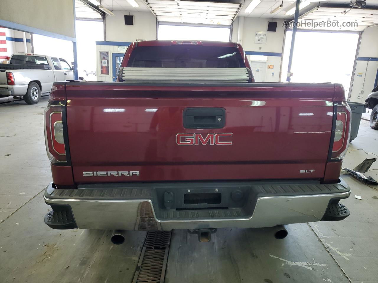 2016 Gmc Sierra K1500 Slt Red vin: 1GTV2NEC9GZ169990