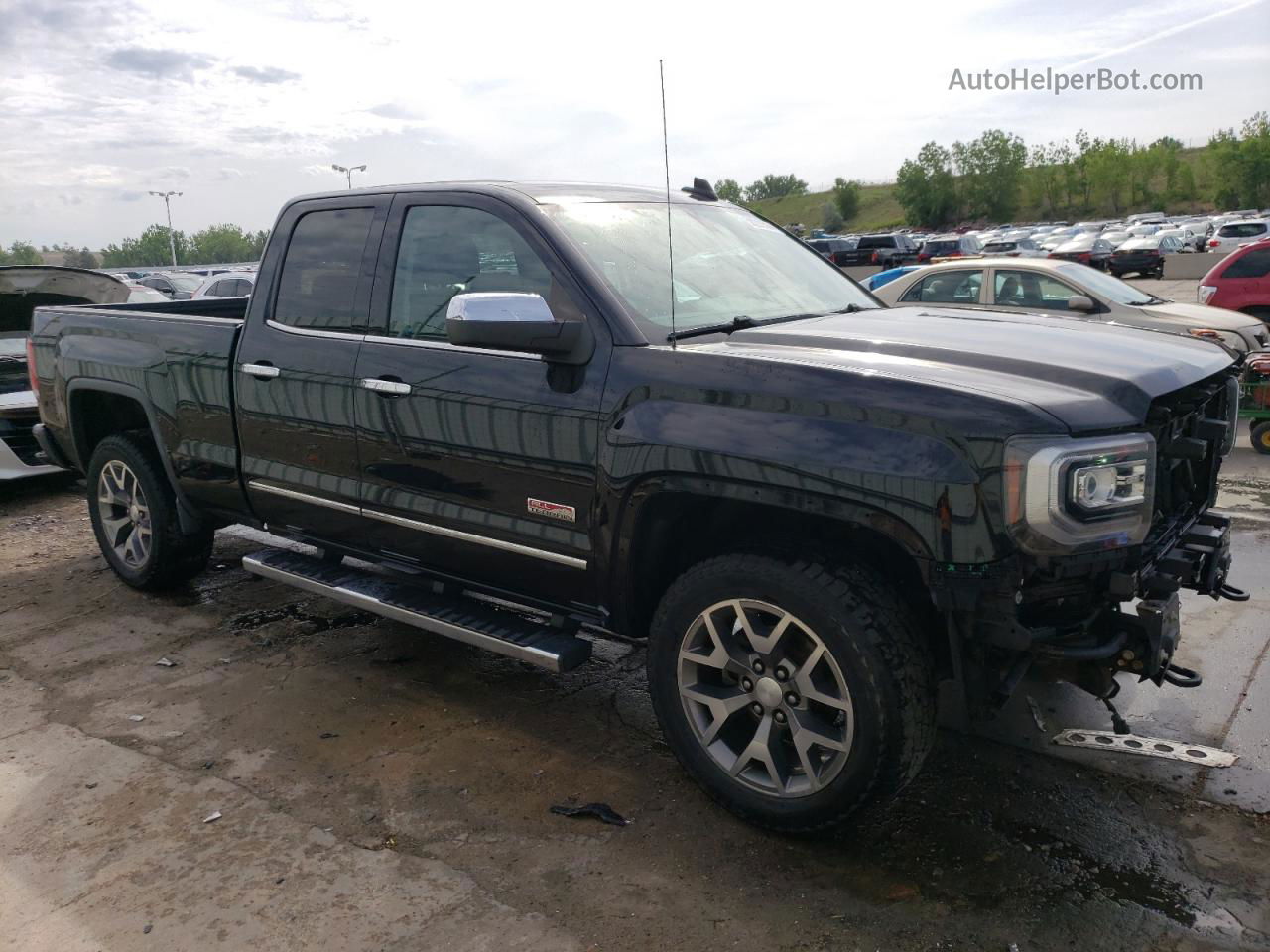 2016 Gmc Sierra K1500 Slt Black vin: 1GTV2NEC9GZ422290