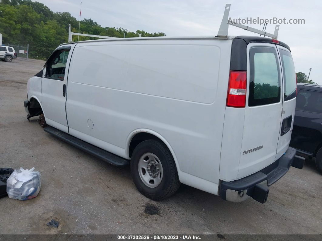 2018 Gmc Savana Cargo Van   White vin: 1GTW7AFG1J1910333