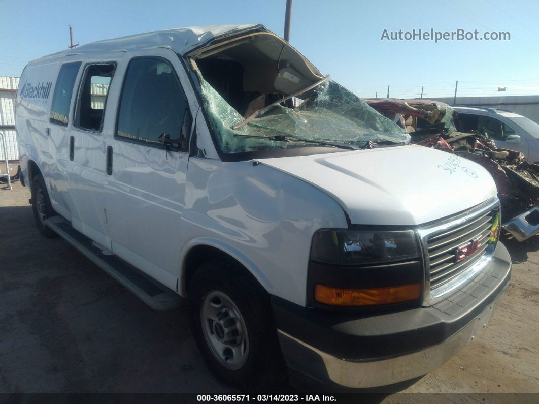 2018 Gmc Savana Cargo Van White vin: 1GTW7AFG1J1912292