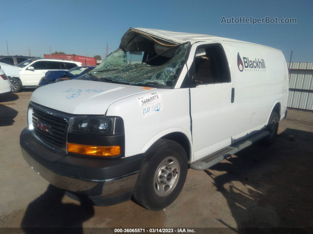 2018 Gmc Savana Cargo Van White vin: 1GTW7AFG1J1912292