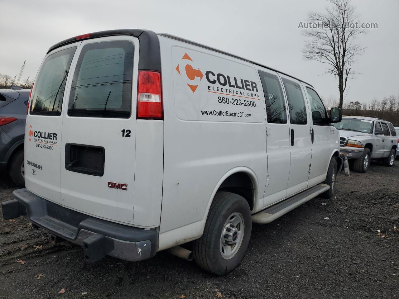 2018 Gmc Savana G2500 White vin: 1GTW7AFG9J1910628