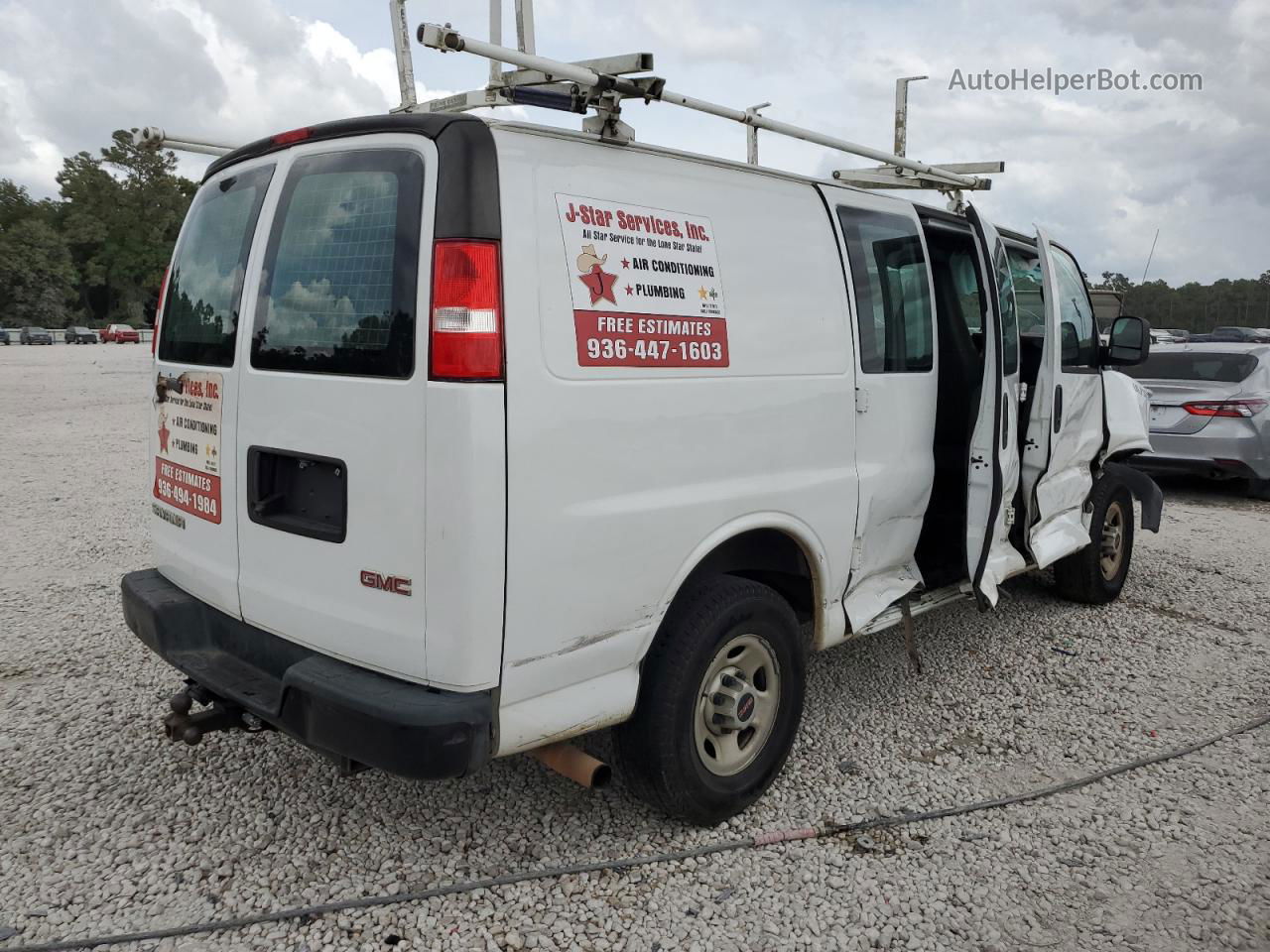 2018 Gmc Savana G2500 White vin: 1GTW7AFGXJ1343006