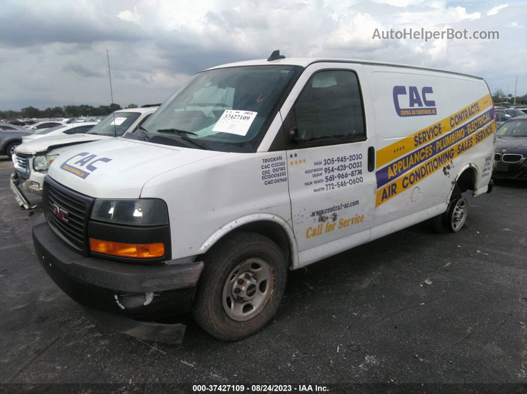 2018 Gmc Savana Cargo Van White vin: 1GTW7AFP3J1342523