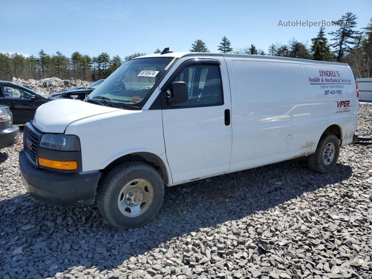 2018 Gmc Savana G3500 White vin: 1GTZ7HFG3J1332743