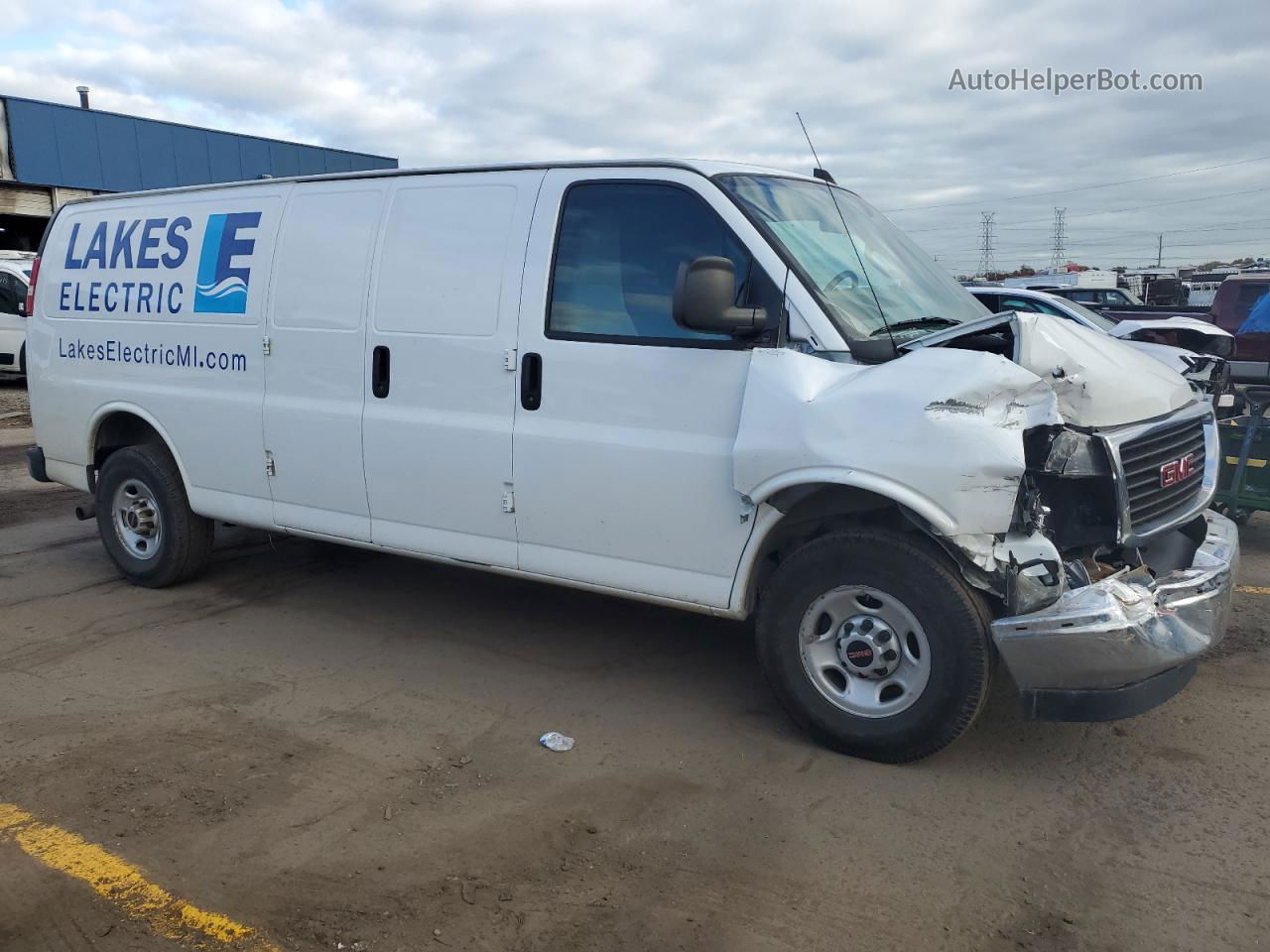 2018 Gmc Savana G3500 White vin: 1GTZ7HFG5J1208568