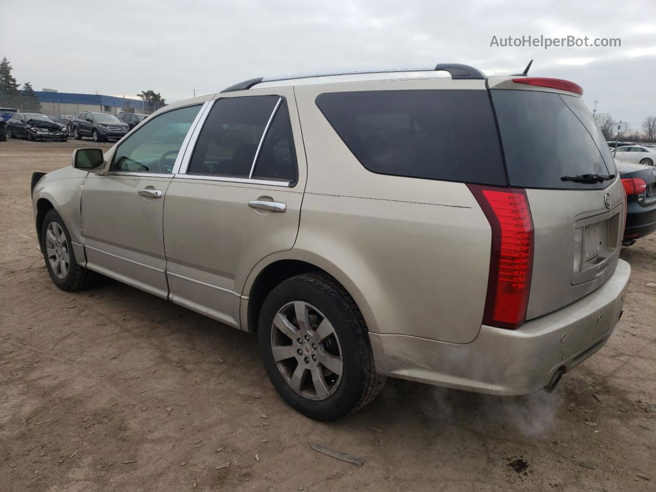 2008 Cadillac Srx  Tan vin: 1GYEE437080137064