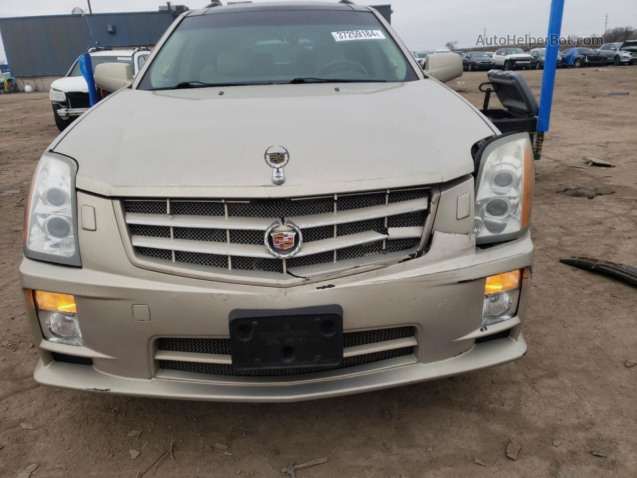 2008 Cadillac Srx  Tan vin: 1GYEE437080137064