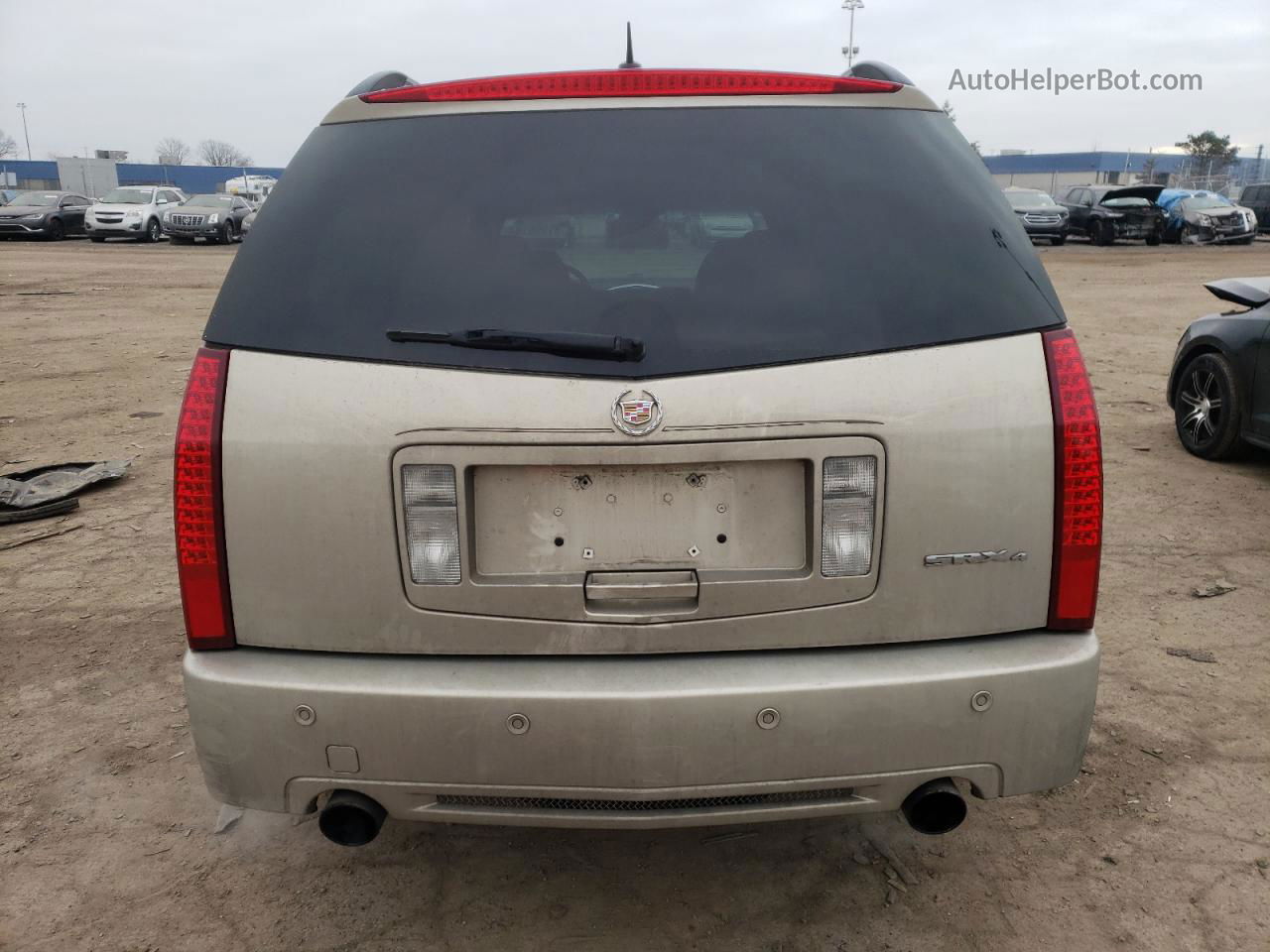 2008 Cadillac Srx  Tan vin: 1GYEE437080137064