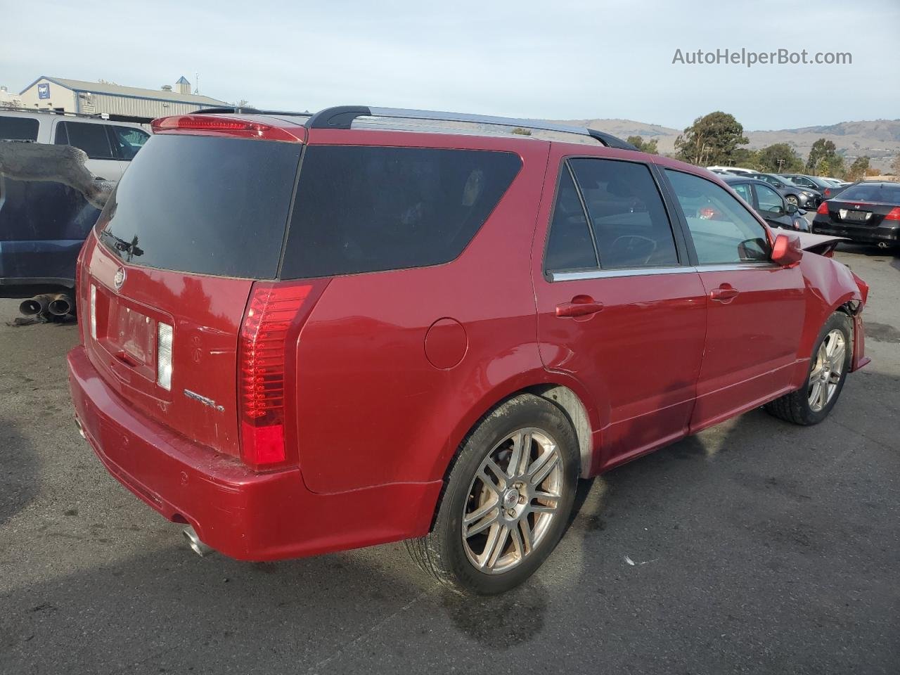 2008 Cadillac Srx  Red vin: 1GYEE437080147478