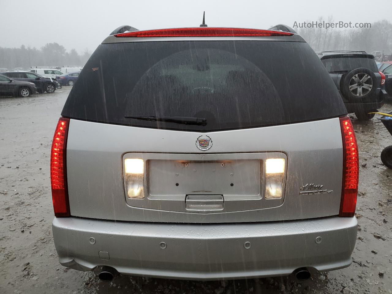 2008 Cadillac Srx  Silver vin: 1GYEE437080149134