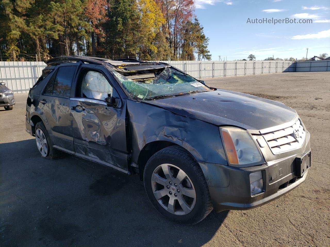 2008 Cadillac Srx  Gray vin: 1GYEE437080181257