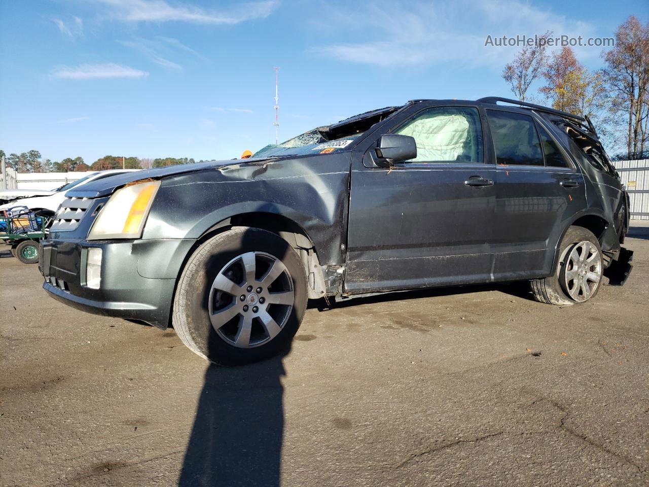 2008 Cadillac Srx  Gray vin: 1GYEE437080181257