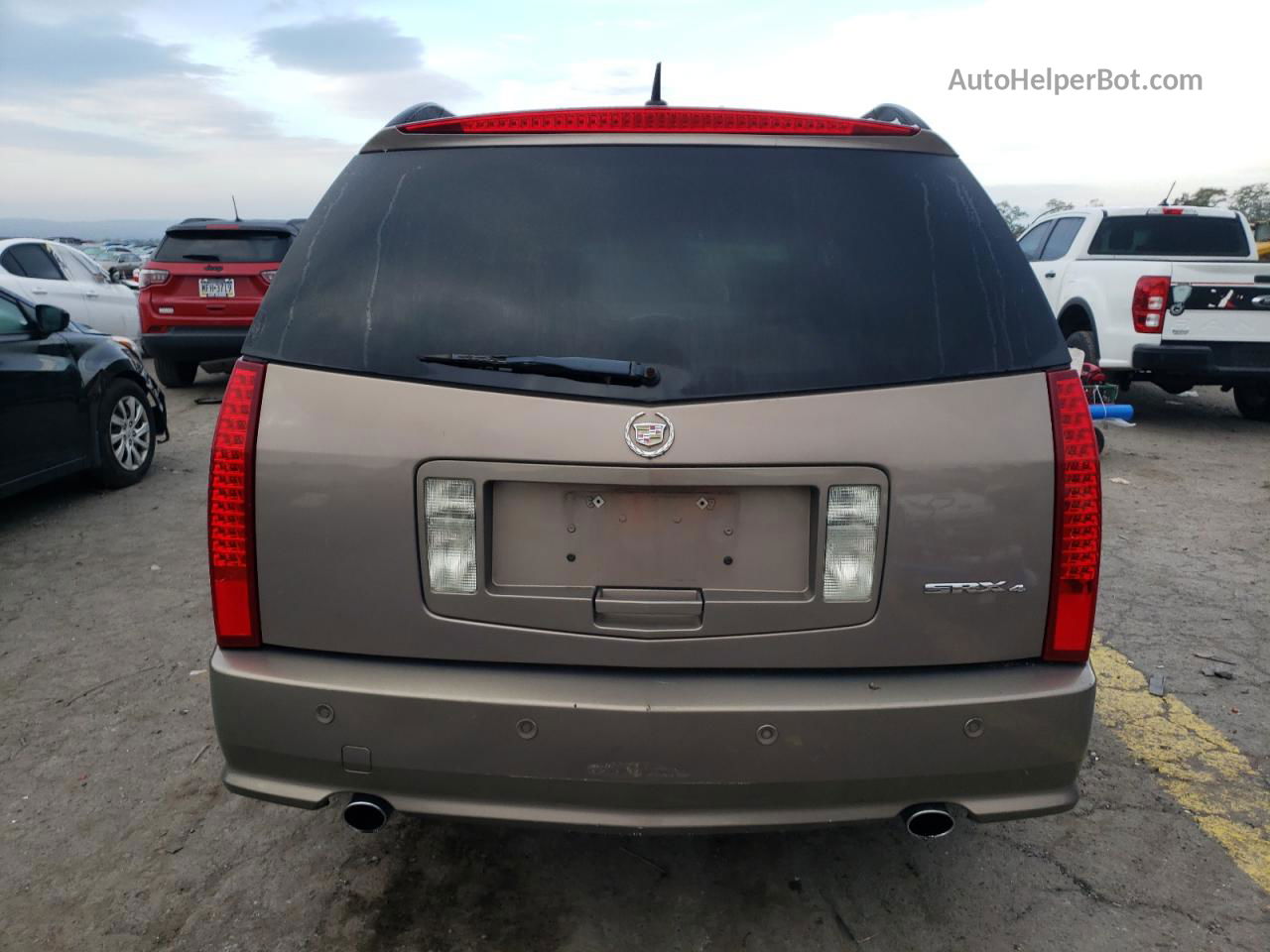 2008 Cadillac Srx  Tan vin: 1GYEE437280133114