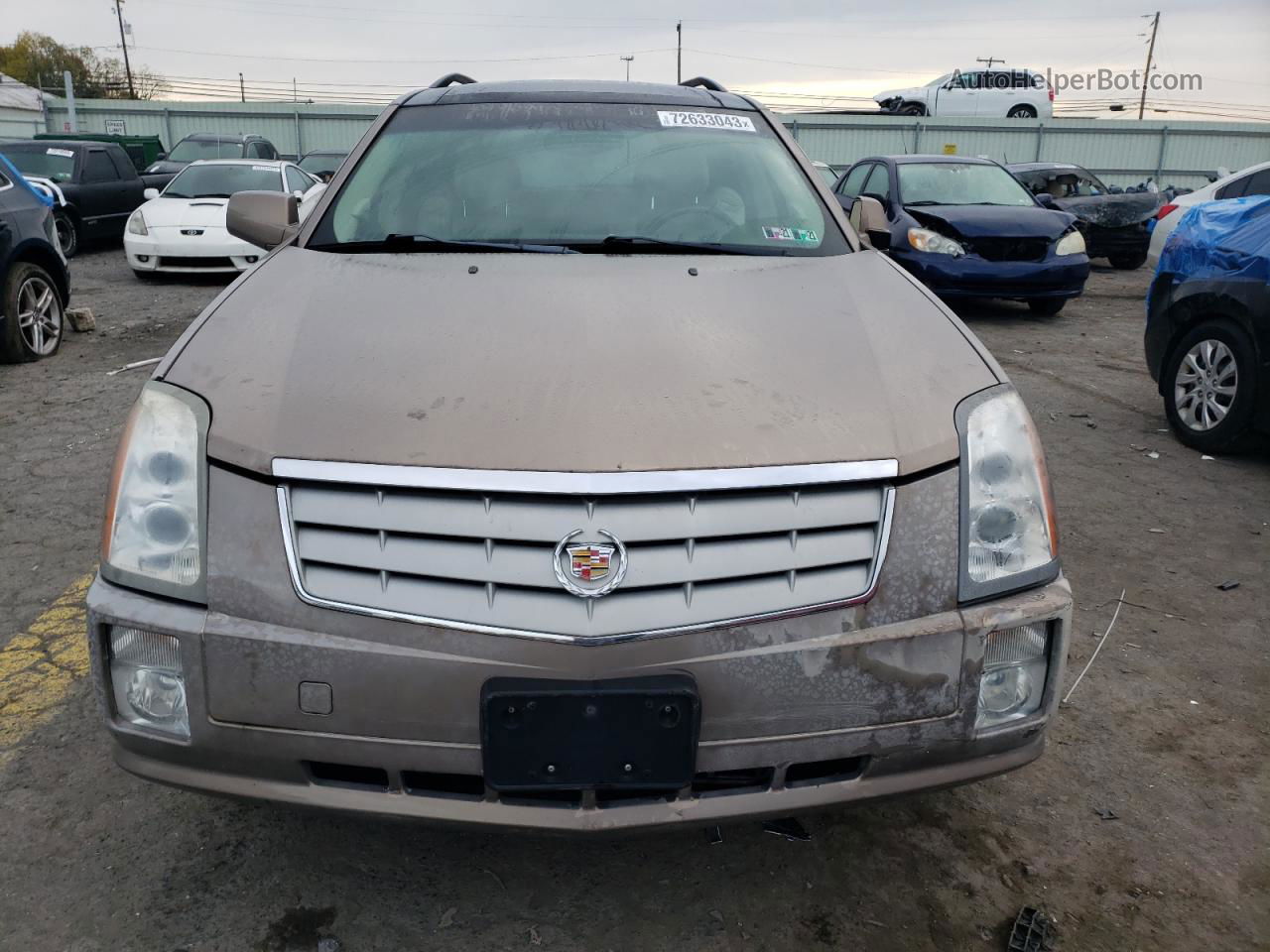 2008 Cadillac Srx  Tan vin: 1GYEE437280133114